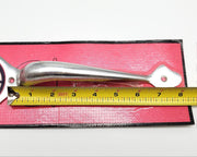 Kwikset Escutcheon Handle & Deadbolt Trim Satin Chrome 12" Long Vintage NOS 8