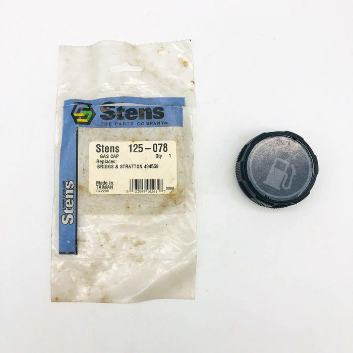 Stens 125-078 Fuel Tank Cap New NOS For Briggs & Stratton 494559 Open 6