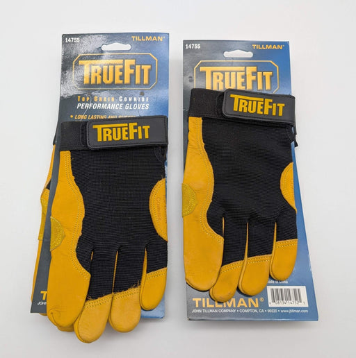 Tillman 1475 Mechanics Gloves Small Top Grain Cowhide Unlined 2 Pairs 1