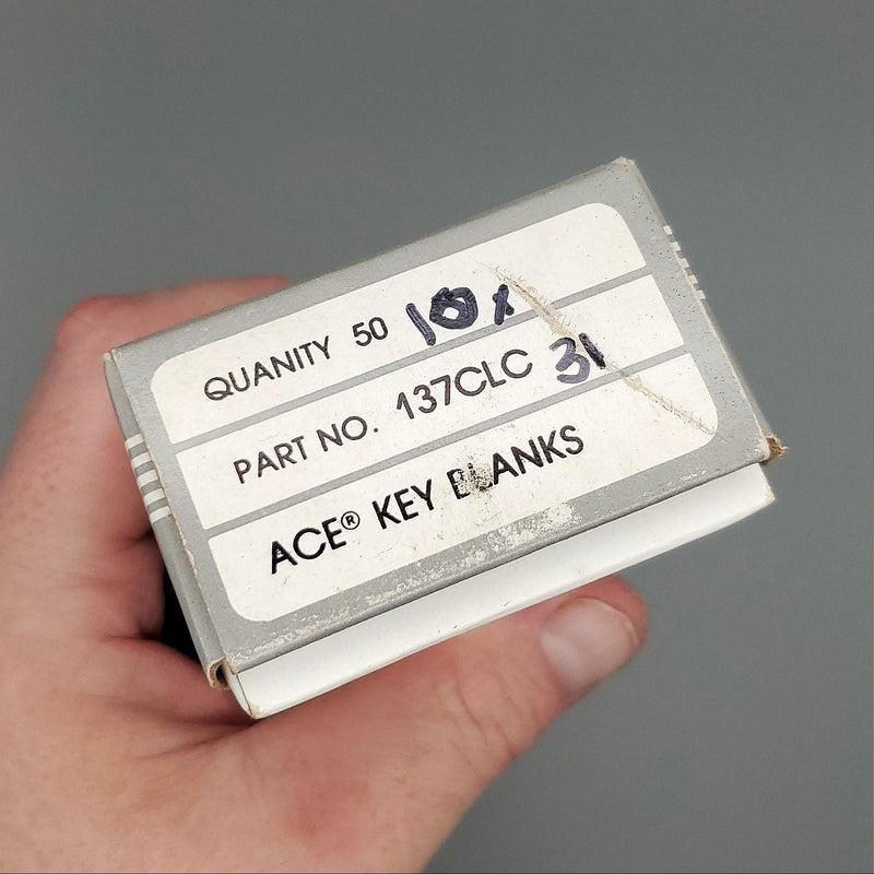 10x Chicago D137-CLC Tubular Key Blanks Fits some Ace / Ace II Locks USA Made 4