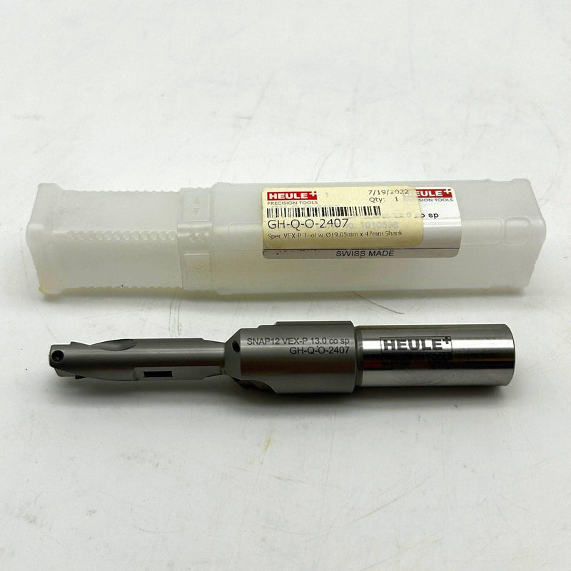 Heule GH-Q-0-2407 Spec Vex P Tool Drill Body 19.05mm x 47mm Shank 1ct 1