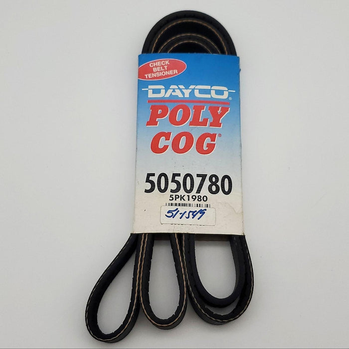 Dayco 5050780 Serpentine Belt 0.68" Width 78" Length Poly Cog Belt 1