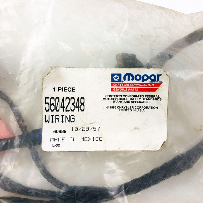 Mopar 56042348 Wiring Tail Lamp OEM New Old Stock NOS Sealed 10