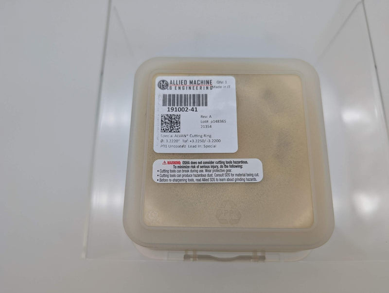 Alvan 191002-41 Cutting Ring 81.839mm P01 Coated 2000-CTS-01587 6