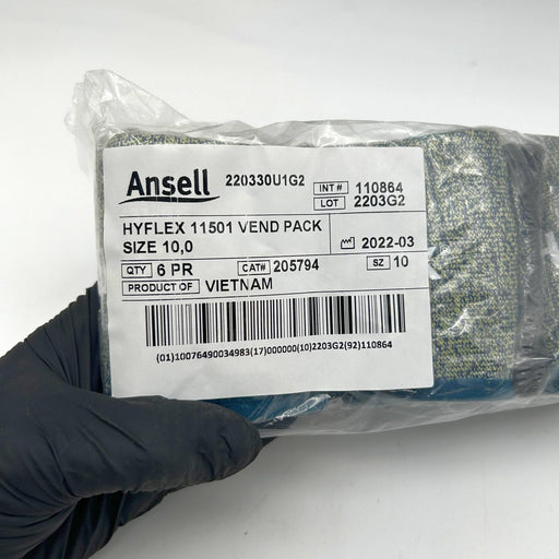 Ansell Hyflex 11501 Cut Resistant Gloves Size 10 Extra Large A5 Vend 6 Pairs 2