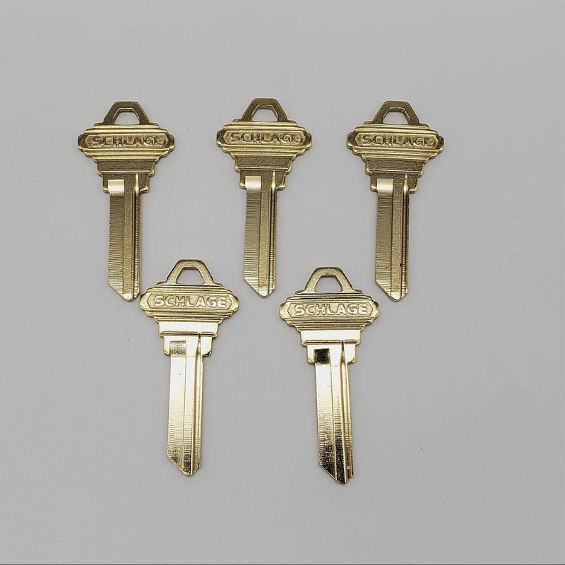 5x Schlage 35-101 Key Blanks 1468 Key Way Nickel Silver 6 Pin NOS