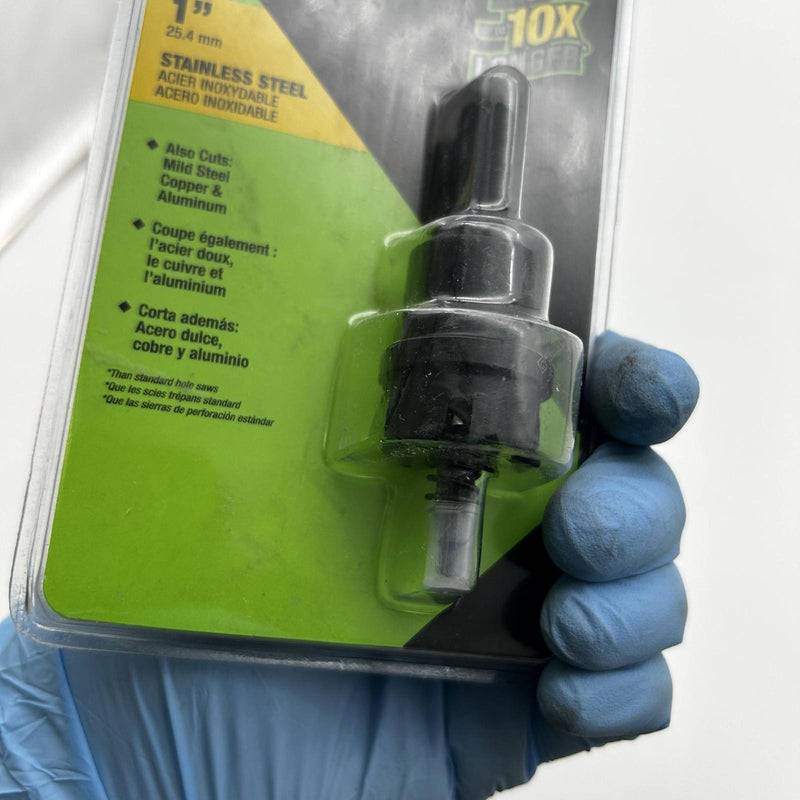 Greenlee 38327 Carbide Tipped Hole Cutter 1in Stainless Steel 625-1 Flange Stop 4