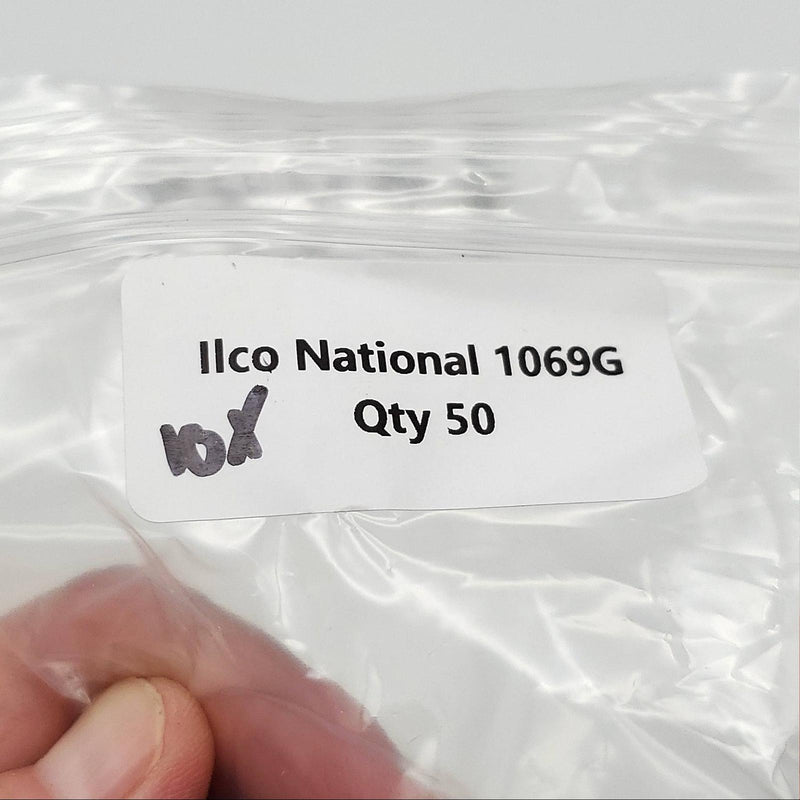 10x Ilco 1069G Key Blanks For National D8787 5 Disc Locks Nickel Plated NOS 6