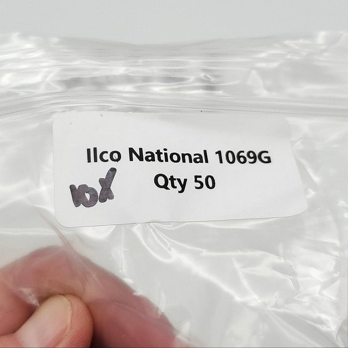 10x Ilco 1069G Key Blanks For National D8787 5 Disc Locks Nickel Plated NOS 4
