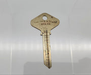 1x Yale FN211 GK Key Blanks Hotel Motel GK Keyway Nickel Silver 7-3/4 Pin NOS 1