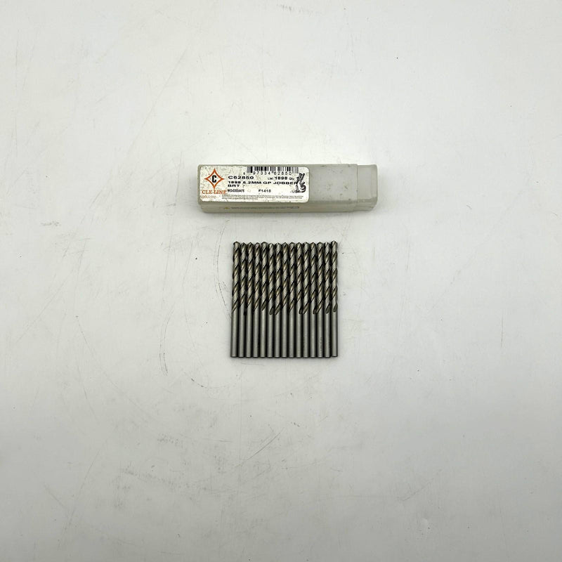 Cle-Line C62850 Jobber Length Drill Bit List 1898 6.2mm GP Bright HSS 15pk 8