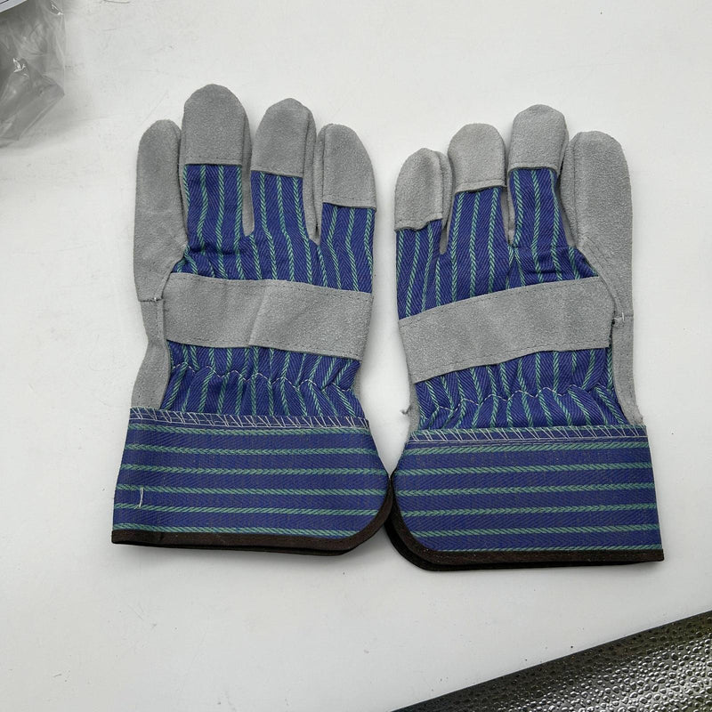 PIP 82-7563 Leather Palm Gloves Sz Large Gunn Cut Safety Cuffs Wing Thumb 12prs