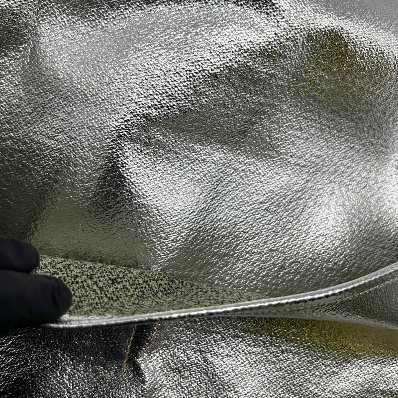 National C22NL4X45 Aluminized Coat 4XL Deluxe 45in Vented Silver Carbon Armour