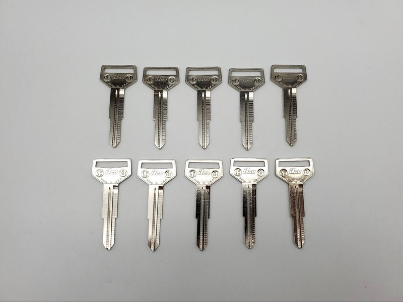 10x Ilco TR39 Key Blanks For Toyota Celica, Corolla Wagon, Tercell Liftback 3