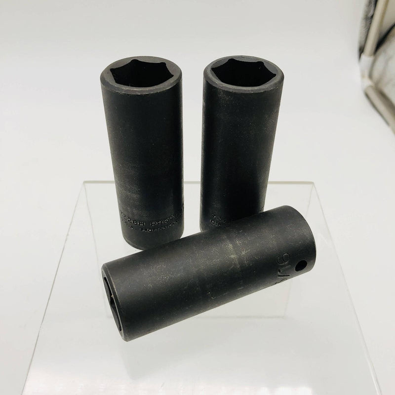 3x Proto 7326H Deep Socket Size 13/16 6pt 1/2 Drive Black Oxide Professional Ser 1
