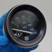 Kalmar Ottawa 90017714 Oil Pressure Gauge 0-100 12v Illuminated No Bracket 1