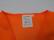 3x Cordova V210P High Visibility Safety Vests Orange XL Hook And Loop Closure 3