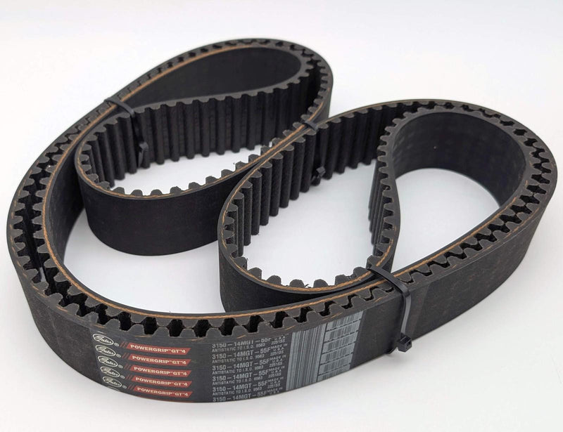 Gates 3150-14MGT-55F Timing Belt 14MM Pitch 225 Teeth 55MM Width 3150MM Length