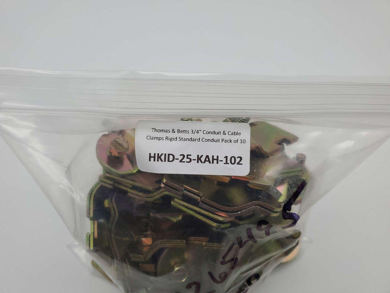 Thomas & Betts 3/4" Conduit & Cable Clamps Rigid Standard Conduit Pack of 10 5