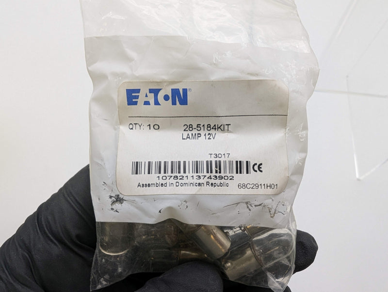 Eaton 28-5184 T3-1/4 Bayonet Lamps 12V Incandescent Pack of 2