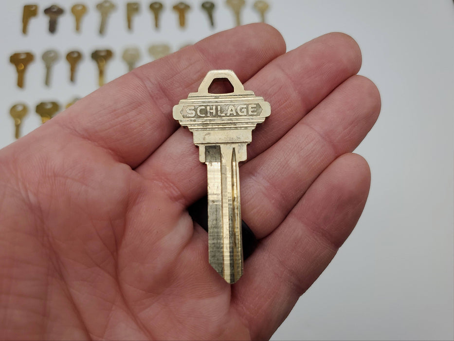 Keys for Crafting 50 Brass Keys Yale Dexter Corbin Schlage Chicago Jewelry & Art 3