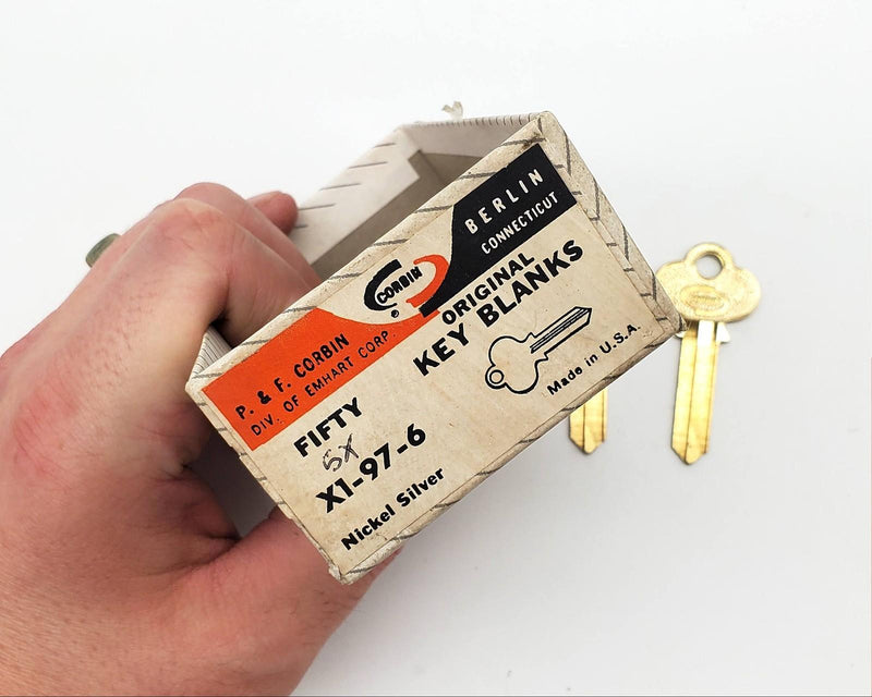 5x Corbin X1-97-6 Key Blanks 6 Pin 97 Simplex Keyway X1 Bitting Nickel Silver 4