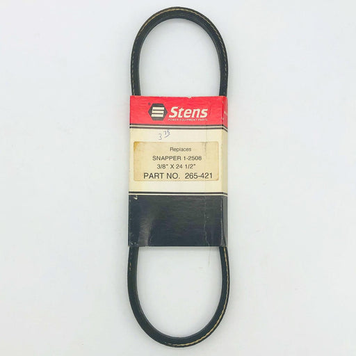 Stens 265-421 Drive Belt 3/8" x 24-1/2" New NOS For Snapper 12508 Open 1