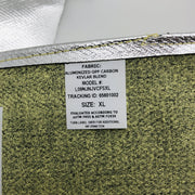 National Safety Apparel L09NJNJVCFSXL Silver Spats XL Hook Loop Aluminized OPF 2