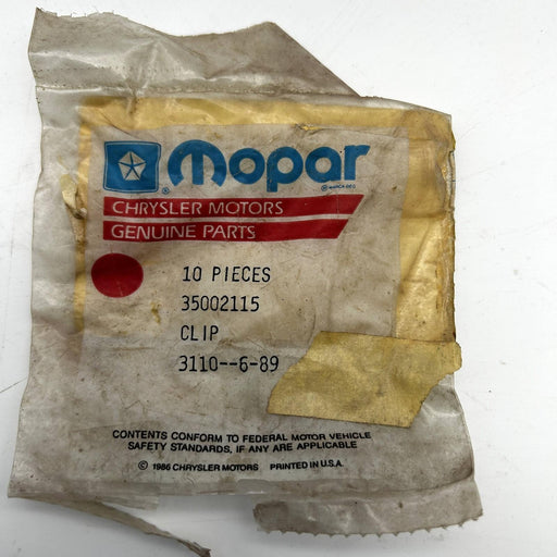 Mopar 35002115 Moulding Clip Exterior OEM NOS 1981-86 Jeep Loose 2
