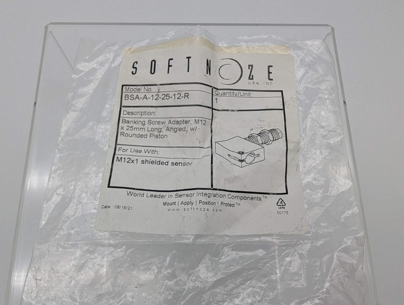 Softnoze BSA-A-12-25-12-R Banking Screw Adapter M12 x 25mm Long w Rounded Piston 4