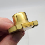 Illinois Cabinet Lock Dead Bolt 3/4"L x 7/8" Cyl D5045 Brass Keyed Alike 3