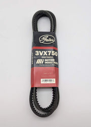 Gates 3VX750 Notched Belt 3/8" Width 75" Length 21/64" Thick Super HC 1