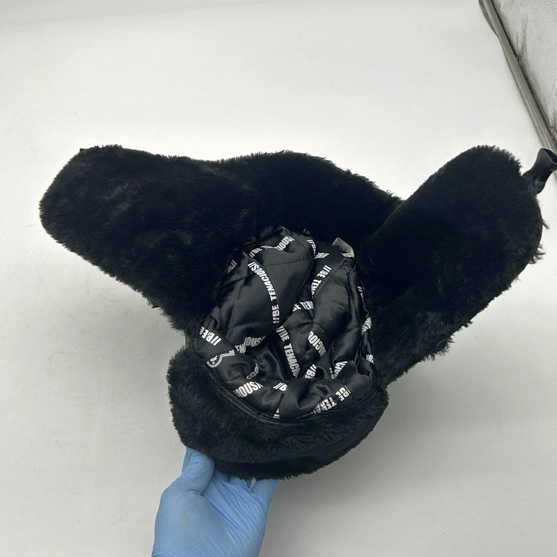Ergodyne N-Ferno 6802Z Trapper Hat Zippered Black L / XL w/ Bump Cap PN 16859 6