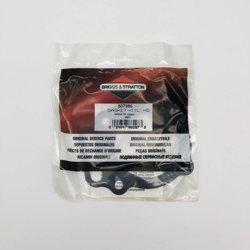Briggs and Stratton 807986 Cylinder Head Gasket OEM New NOS Replace 805111 5