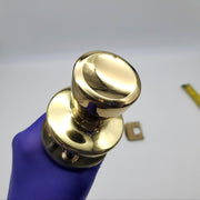 Kwikset Door Knob Exit Lock Brass Bel Air 2-3/8" Backset 100B DL USA Made NOS 3