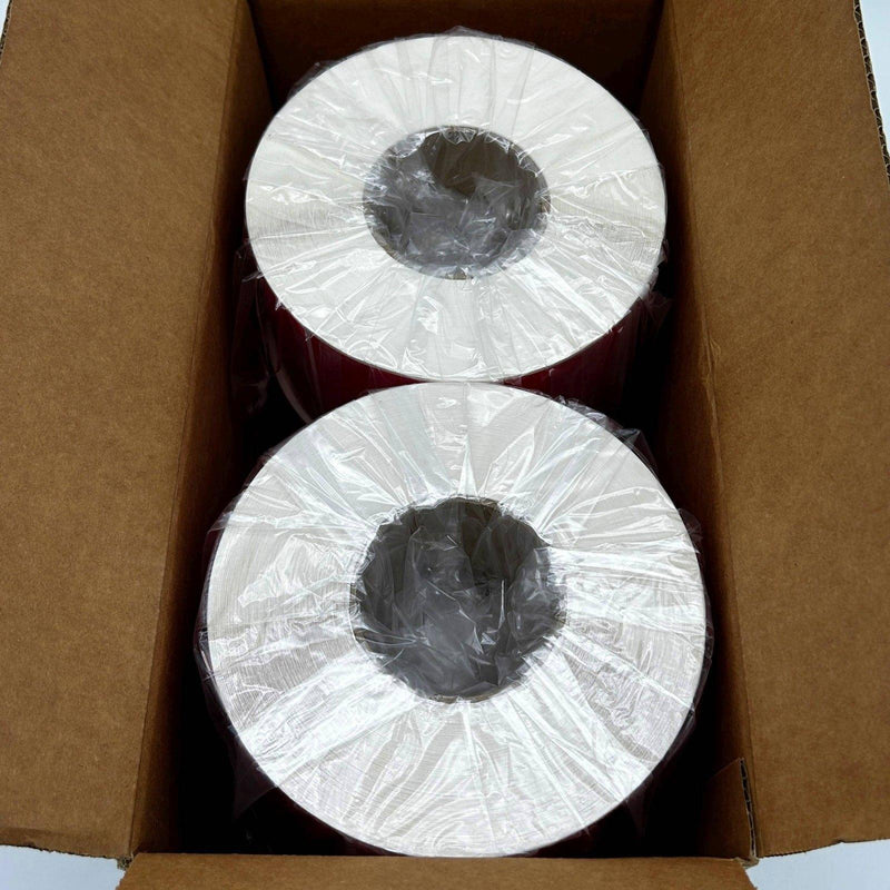 4x6 Industrial Thermal Transfer Labels Red 4 Rolls 4000 Labels Ttl Uline S-5955R 1