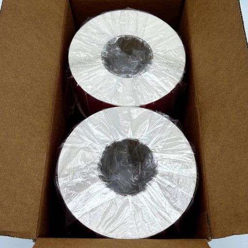 4x6 Industrial Thermal Transfer Labels Red 4 Rolls 4000 Labels Ttl Uline S-5955R 1