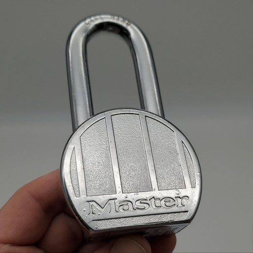 Master Lock 230LH Padlock 2" L x 0.45" D Shackle 2-1/2" W Body USA Made Key Diff 2