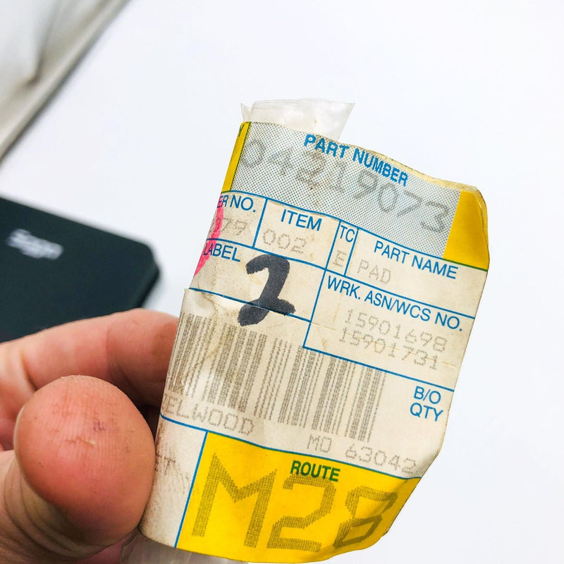 Mopar 4219073 Transfer Case Shift Fork Pad Blue Plastic OEM NOS For Jeep Loose