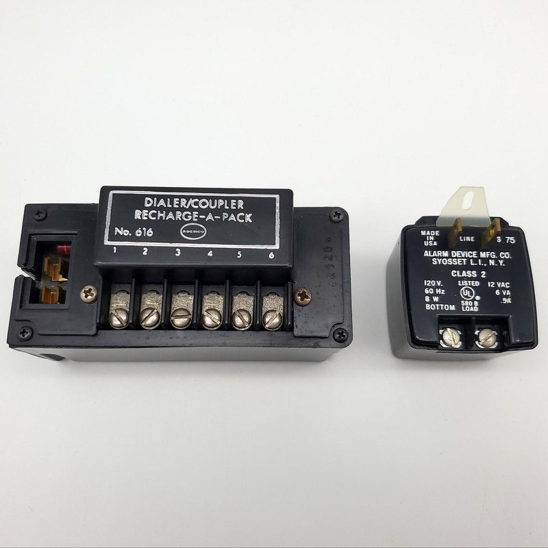 Ademco 616 Dialer Coupler Recharge Pack for Ademco No 612 with 12VAC Transformer 1