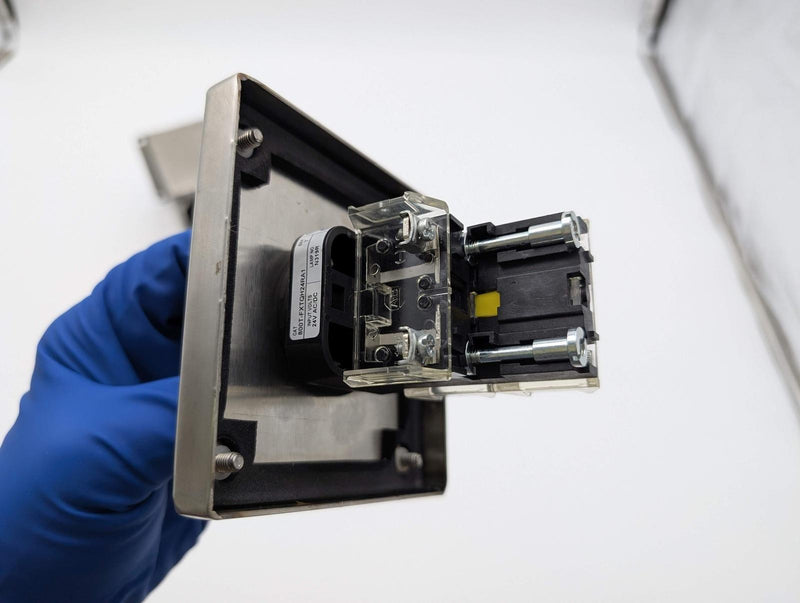 Allen Bradley 800T-FXQ24RA1 Push Button Stop Switch in Hoffman 4x4x4 Enclosure 3