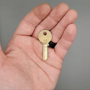 5x Yale RN13 1/2 Key Blanks JC Keyway Standard Surety Nickel Silver 5 Pin NOS 2