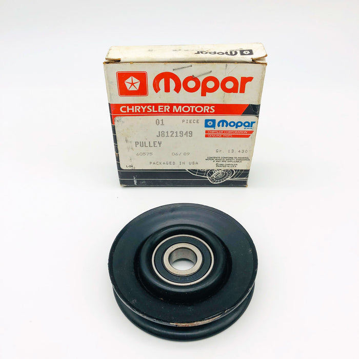 Mopar 8121949 Idler Pulley OEM NOS 81-86 Jeep CJ 5-8 Scr for Dealer Insalled AC 8