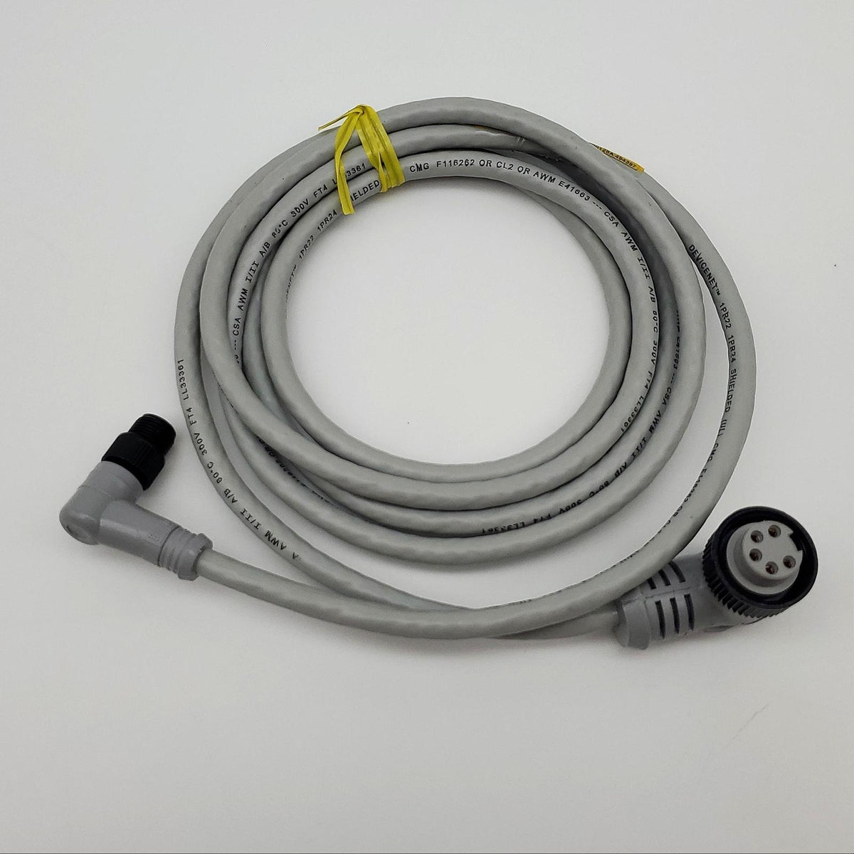 Devicenet Cable Assembly Woodhead DND93A-M020 Devicenet Cable Assembly 5 Pole 2M Male to Female ...
