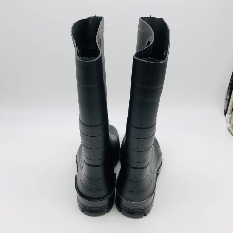 Dunlop 86775 Rubber Rain Boots Men 11/Women 13 Plain Toe Black 14in Lightweight 5