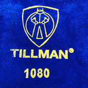 Tillman 1080 Stick Welding Welders Glove Size Large Blue Leather Cotton 1 Pair 2