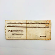 AMC Jeep 3180414 Seal H 40ZB for Engine Oil Pan OEM NOS 81-86 Cher Wag J10 J20 3