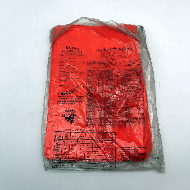 Guardian 706OR2XL Bib Overalls 2XL Vinyl Tri-Weave Plain Front Flame Retardant 4