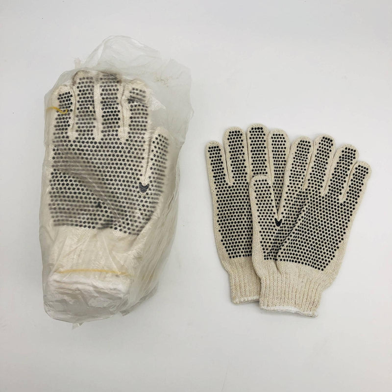 Elco M66PC-PD2 Work Gloves Mens Size XL PVC Dots Cotton/Poly String Knit 12pairs 5