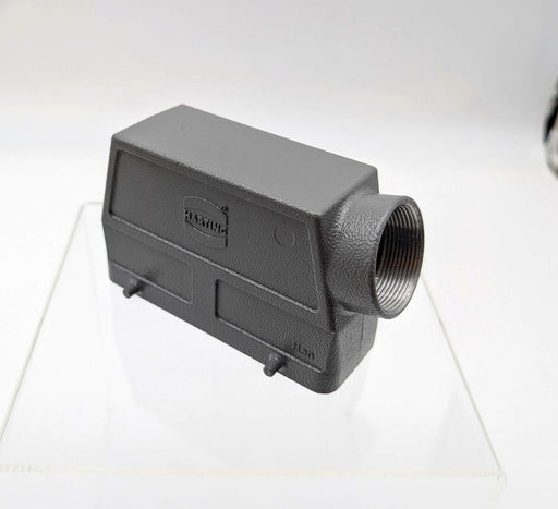Harting 09300240521 Side Entry Hood Size 24B Aluminum Body 120mm L x 57mm W 1
